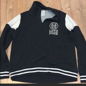 VS Pink quarter zip